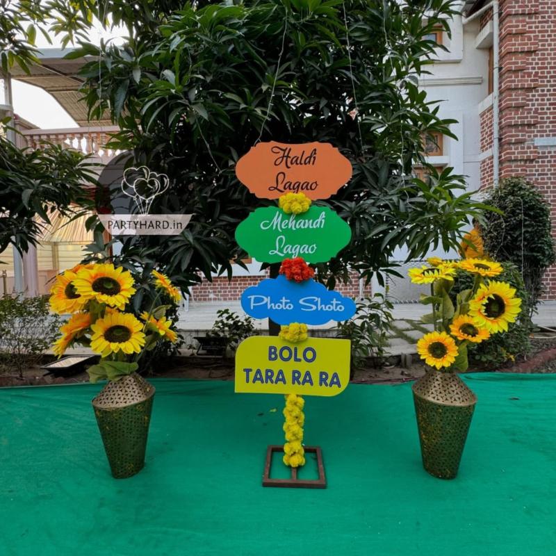 Haldi Decoration